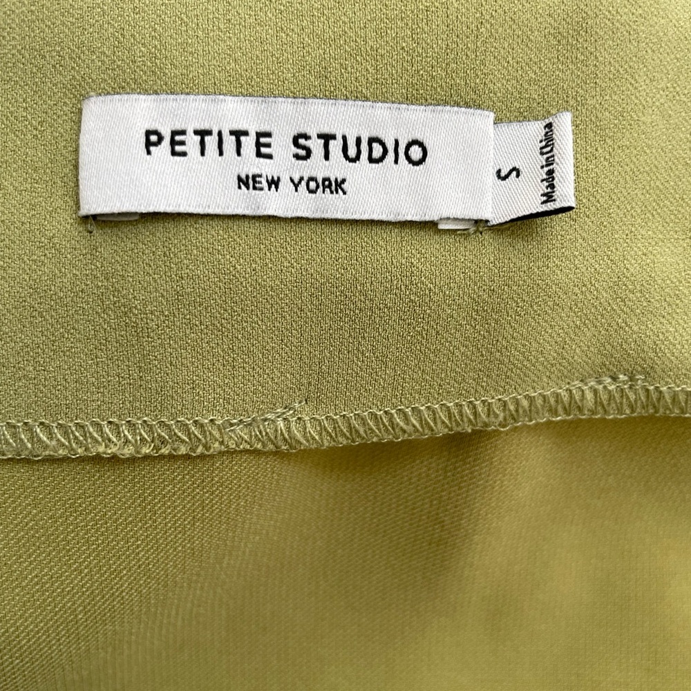 Petite Studio Fuschia Pants in Forest Green - Picture 6 of 10